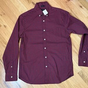 J. Crew Factory Slim Flex Washed Button Down Long Sleeve Shirt  Medium
